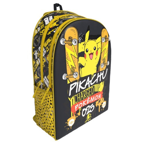 Mochila Pikachu Pokemon 42cm adaptable de SAFTA